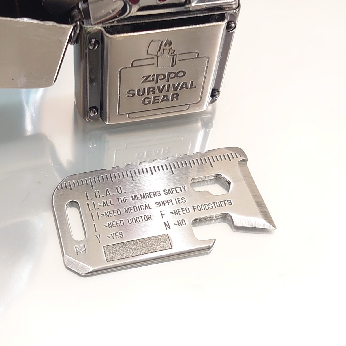 【史上最も激安】 ジッポー ジッポ Zippo 廃盤 未使用 SURVIVAL サバイバル GEAR その他