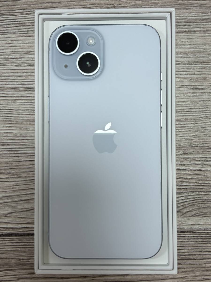 ☆極美品 Apple iPhone15 128GB SIMフリー ブルー バッテリー ☆極美品 Apple iPhone15 128GB SIMフリー ブルー バッテリー