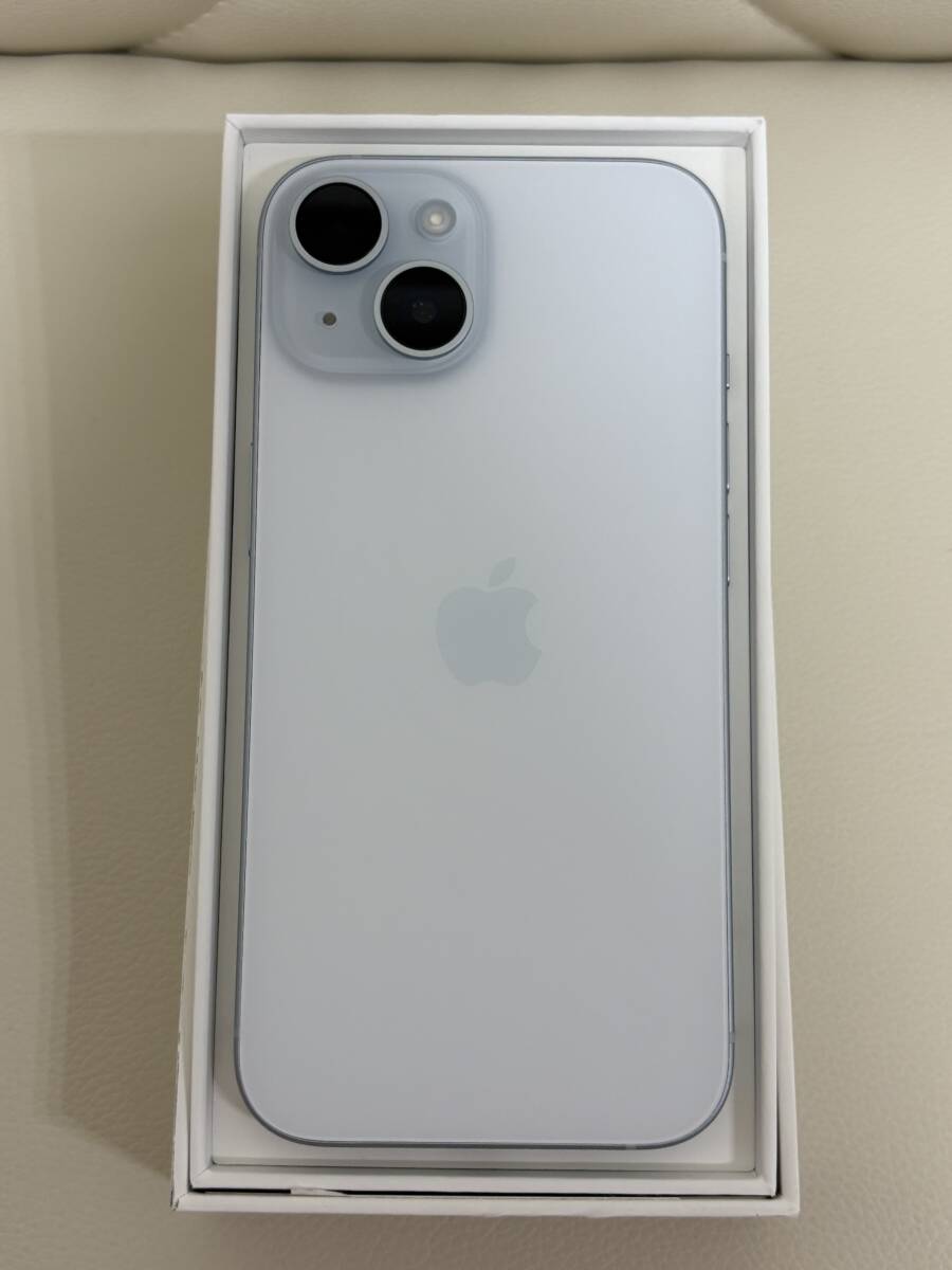 ☆極美品 Apple iPhone15 128GB SIMフリー ブルー バッテリー ☆極美品 Apple iPhone15 128GB SIMフリー ブルー バッテリー