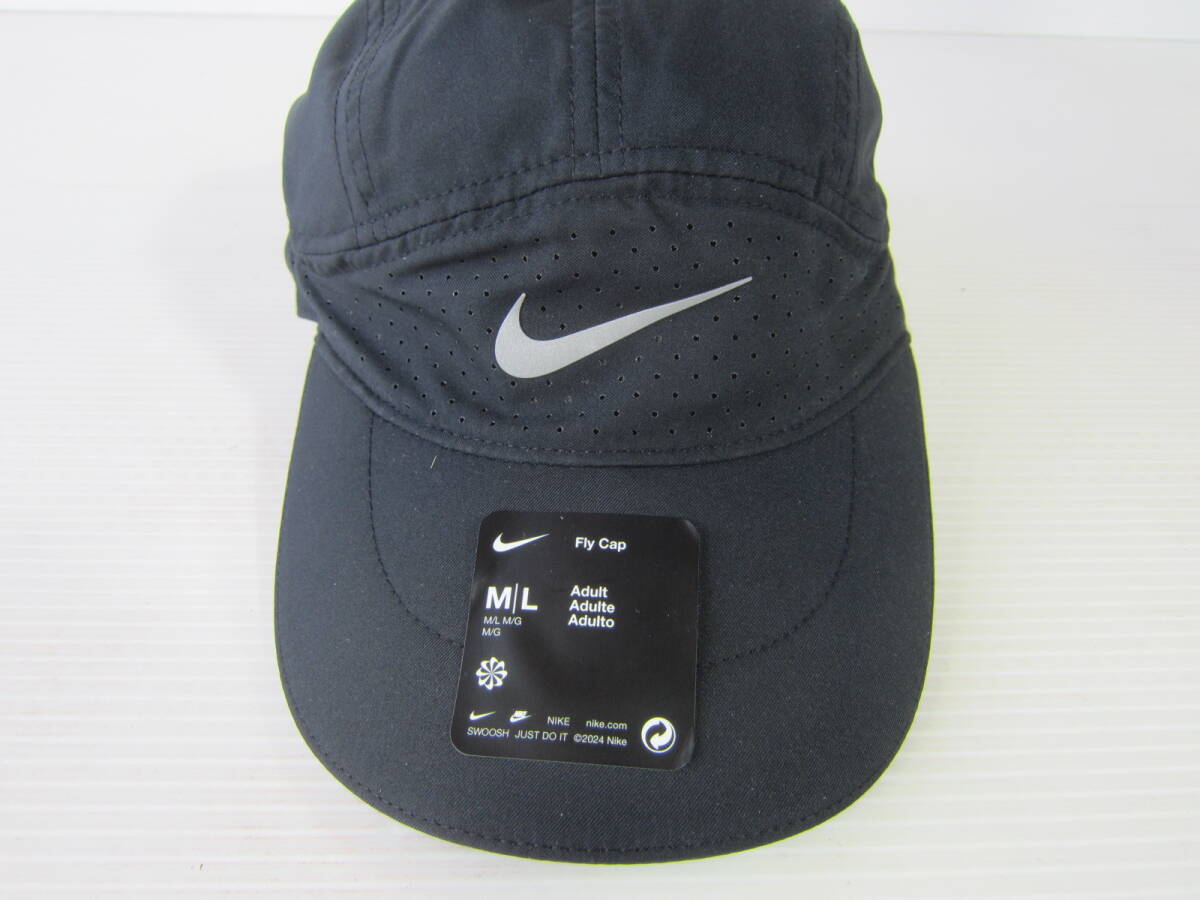 新品◆ナイキ nike キャップ DRI-FITADV M L 帽子 ブラック黒 ランニング ジョギング ウォーキング トレーニング ゴルフ / サンバイザーL