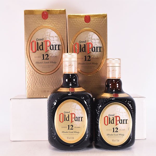 2本セット☆オールドパー 12年 *箱付 1000/750ml 40% スコッチ 2本セット☆オールドパー 12年 *箱付 1000/750ml 40% スコッチ
