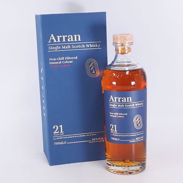 ★アラン 21年 ノンチルフィルタード ＊箱付 700ml 46% アイランズ ARRAN D270446