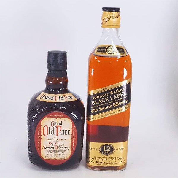 2本セット☆オールドパー 12年 デラックス /ジョニーウォーカー 2本セット☆オールドパー 12年 デラックス /ジョニーウォーカー