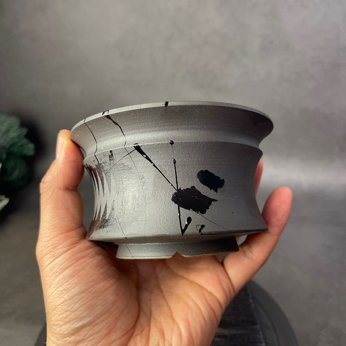 さ673 HAND Made 植木鉢 陶器検(アガベ パキプス 姫巌竜 帝釈天 さ673 HAND Made 植木鉢 陶器検(アガベ パキプス 姫巌竜 帝釈天