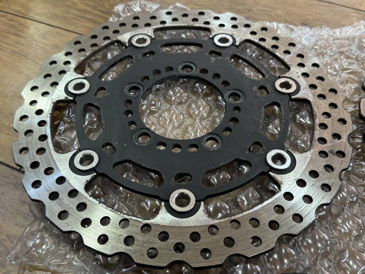 カワサキ　Ninja400R　2011年式　フロントブレーキディスク左右セット　純正中古　ディスクプレートガスケット?ボルト付き