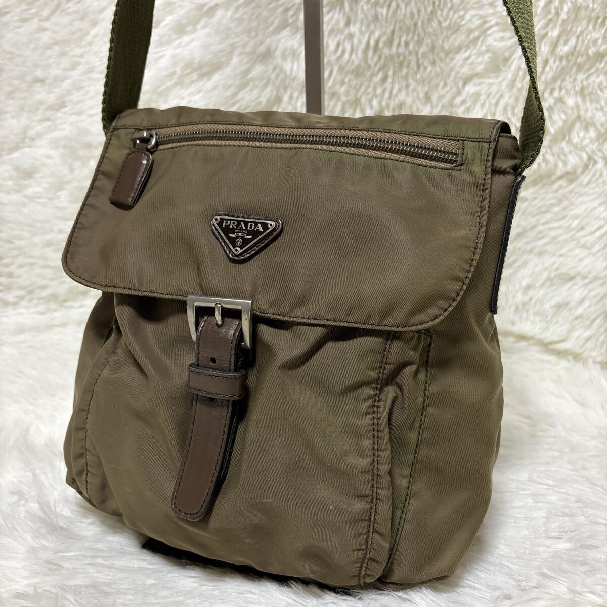 PRADA プラダ ショルダーバッグ ナイロン テスートナイロン 三角 PRADA プラダ ショルダーバッグ ナイロン テスートナイロン 三角