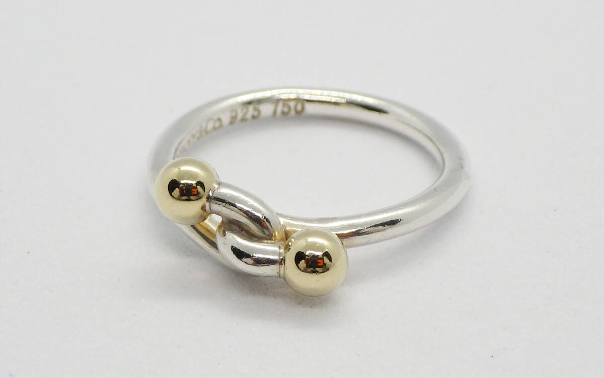 ☆TIFFANY&Co・ティファニー・K18YG・750/シルバー925コンビ ☆TIFFANY&Co・ティファニー・K18YG・750/シルバー925コンビ