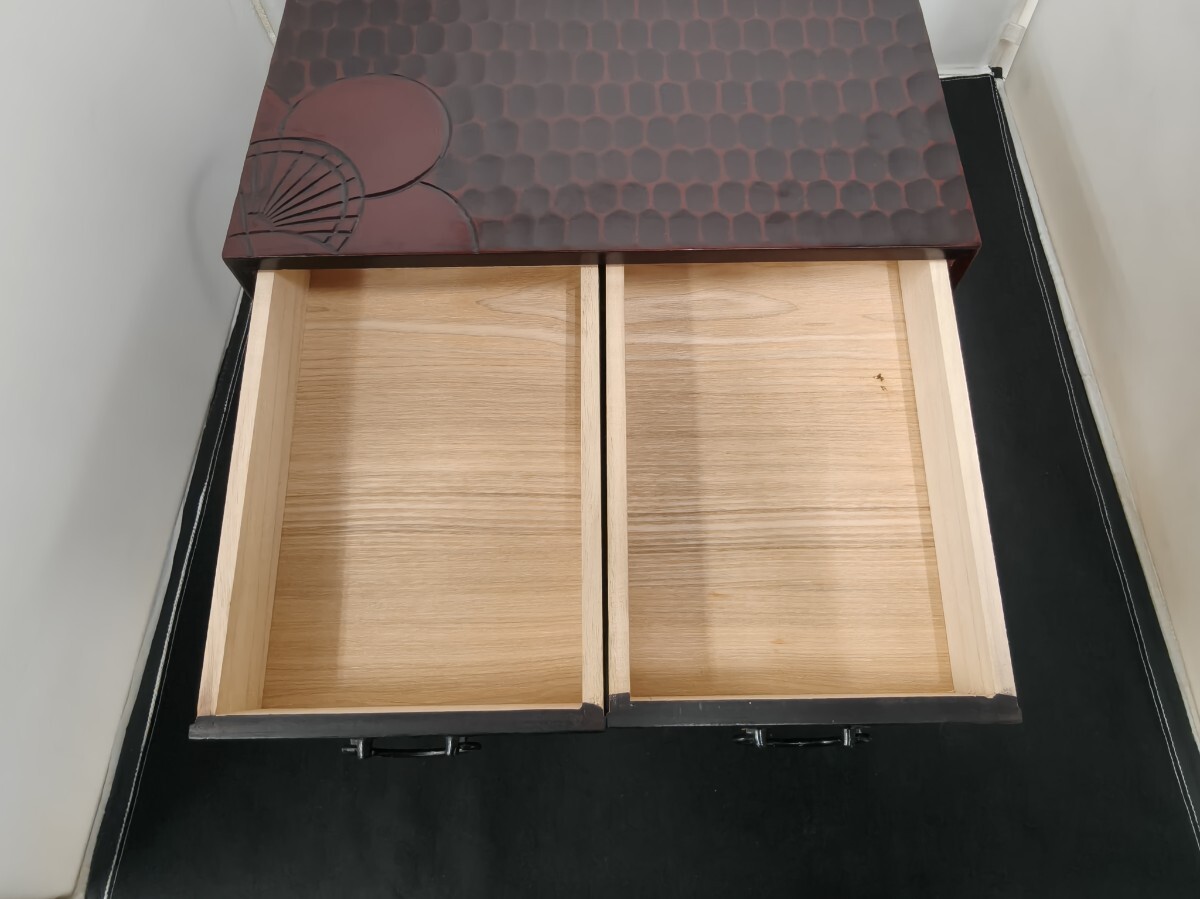 小箪笥 鎌倉彫 和風 小引き出し 和家具 アンティーク 古民具 小箪笥 鎌倉彫 和風 小引き出し 和家具 アンティーク 古民具
