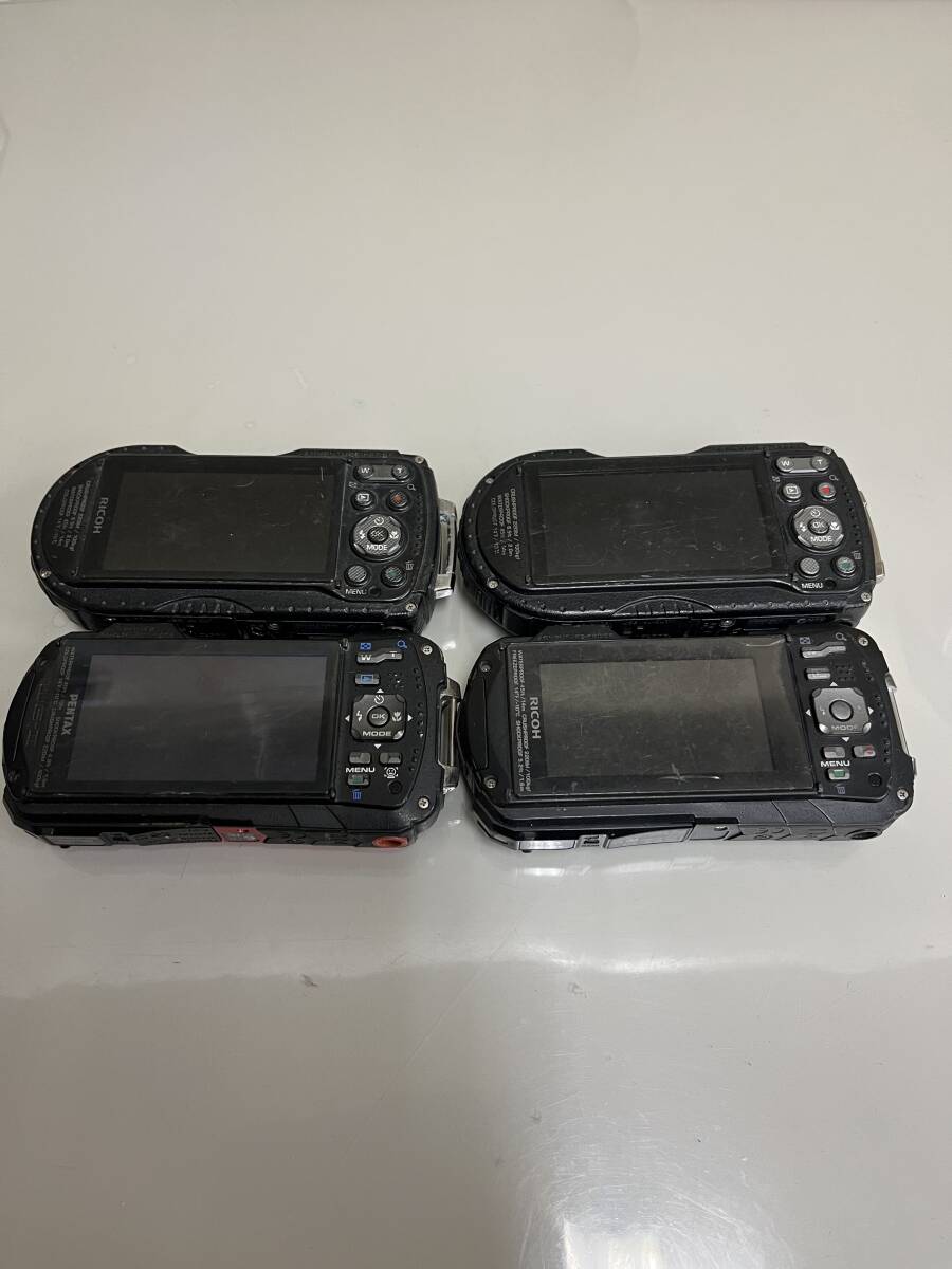 番号:XJ66 PENTAX WG-60 WG-2 WG-3 WG-4 　デジカメ バッテリーなし 通電未確認 　ジャンク品