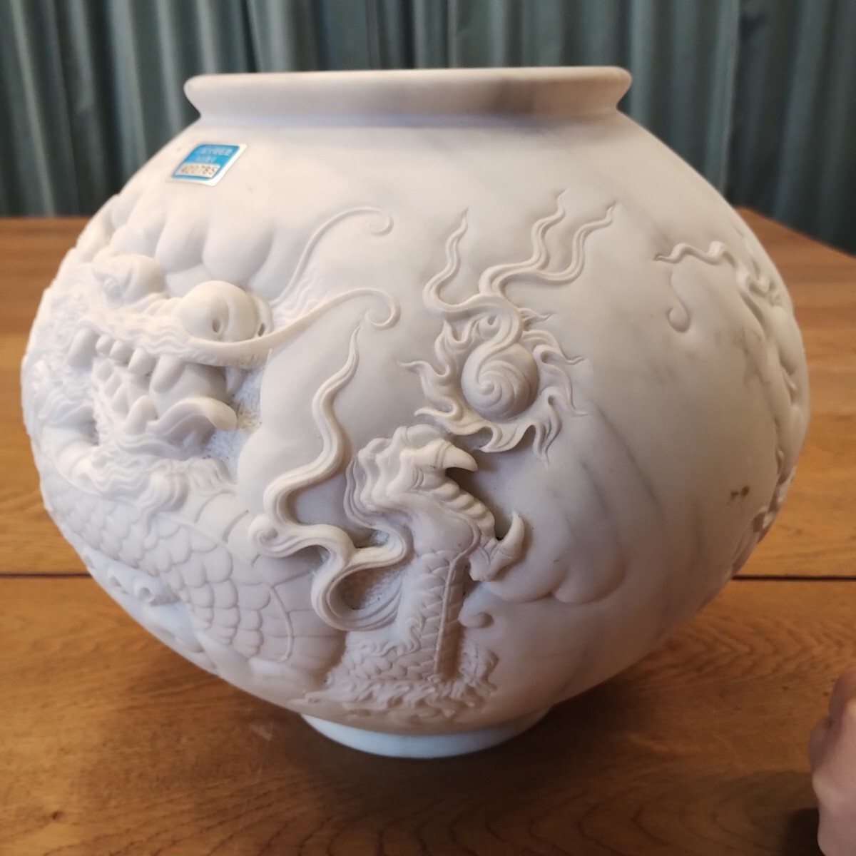 高麗大理石壺 骨董品 花瓶 花器 高級品 フラワーベース 花生 花 高麗大理石壺 骨董品 花瓶 花器 高級品 フラワーベース 花生 花