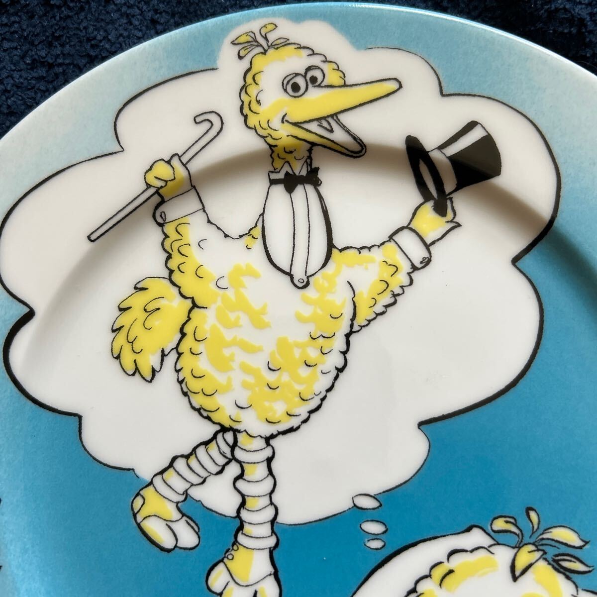 ＊レア＊ セサミストリート　1998 Jim Henson Company TRIBUTE21 PLATE FELISSIMO 陶器皿　絵皿_画像3