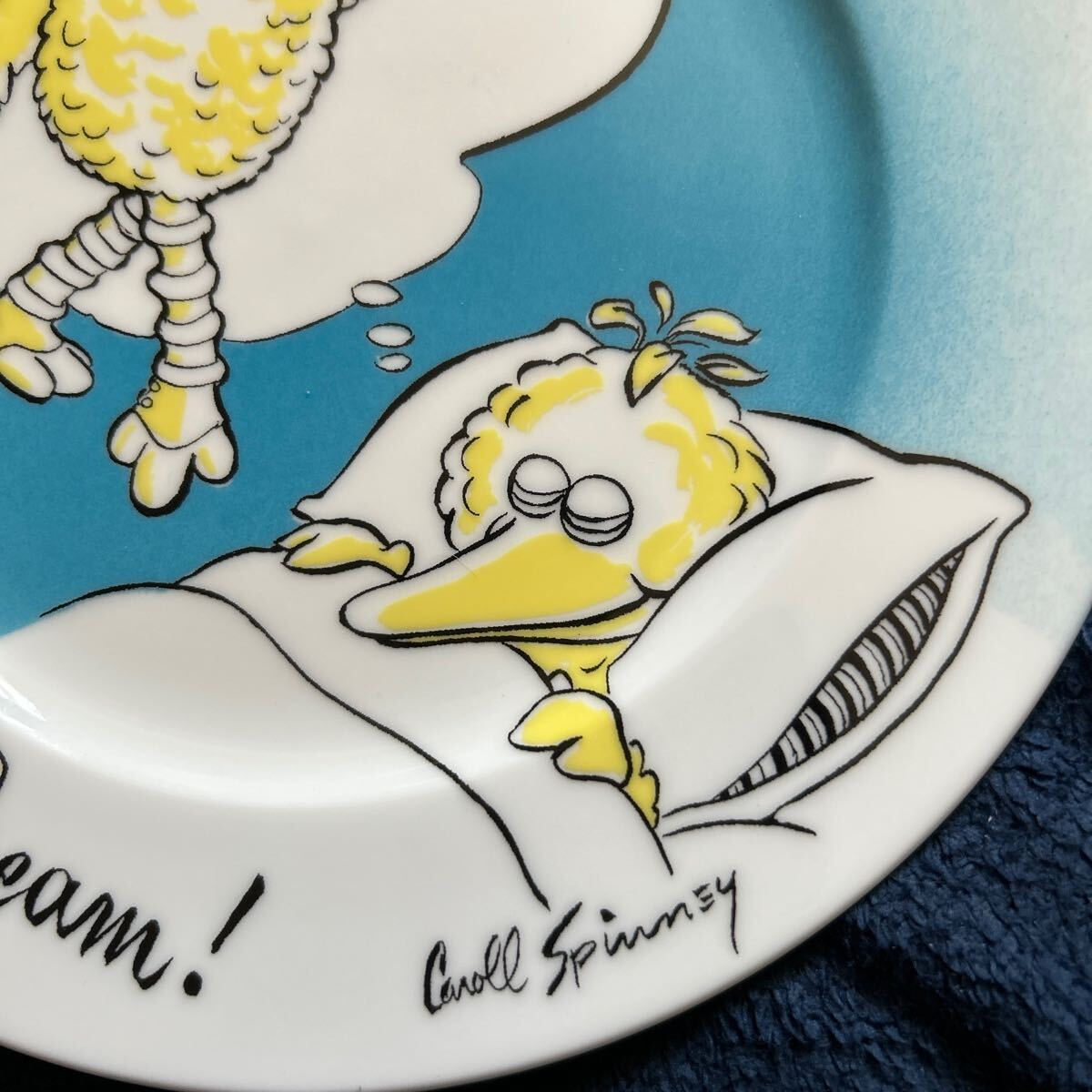 ＊レア＊ セサミストリート　1998 Jim Henson Company TRIBUTE21 PLATE FELISSIMO 陶器皿　絵皿_画像4