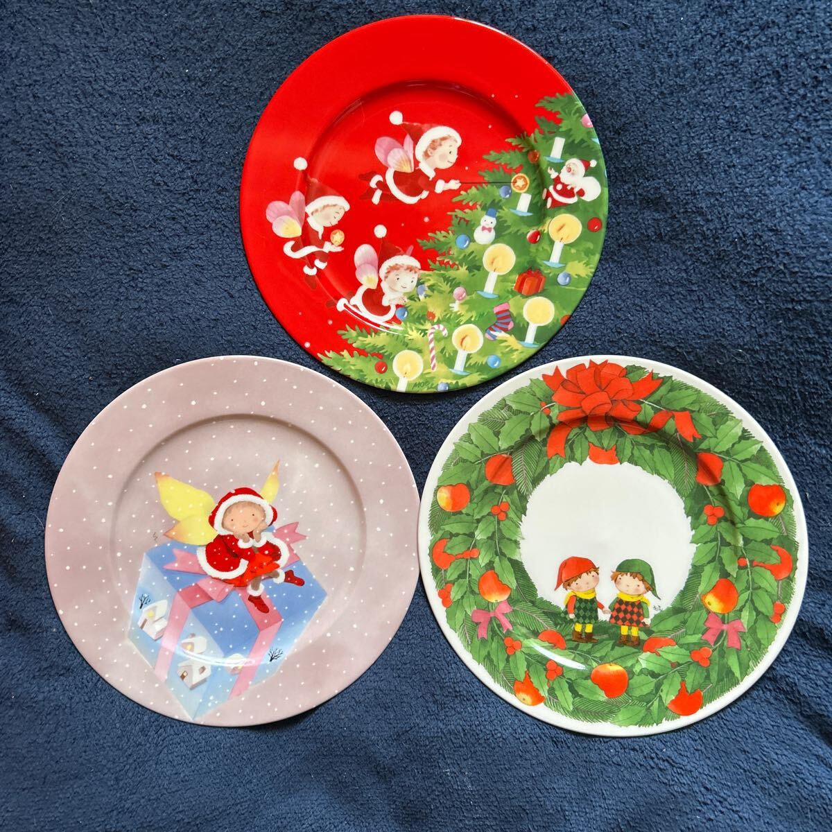 ＊レア＊ 永田萌　MOE TRIBUTE21 PLATE FELISSIMO 陶器皿　絵皿 3種類セット_画像1