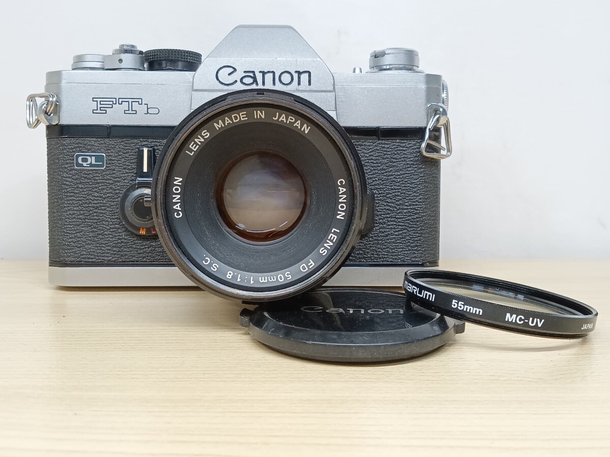 Canon キャノン FTb+LENS FD 50mm 1:1.8 S.C. シルバー そ26 Canon キャノン FTb+LENS FD 50mm 1:1.8 S.C. シルバー そ26