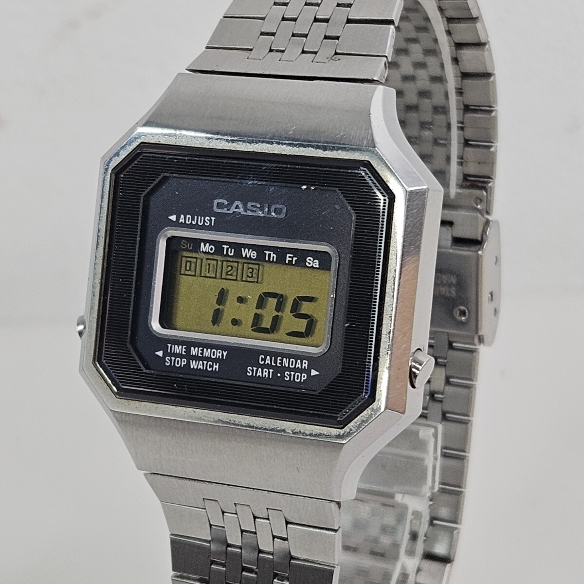 稼働品】CASIO カシオトロン S-18 デジタル 腕時計【No.1216 稼働品】CASIO カシオトロン S-18 デジタル 腕時計【No.1216