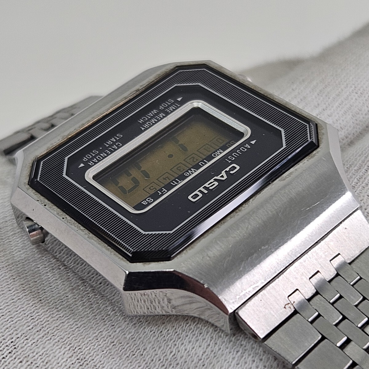 稼働品】CASIO カシオトロン S-18 デジタル 腕時計【No.1216 稼働品】CASIO カシオトロン S-18 デジタル 腕時計【No.1216