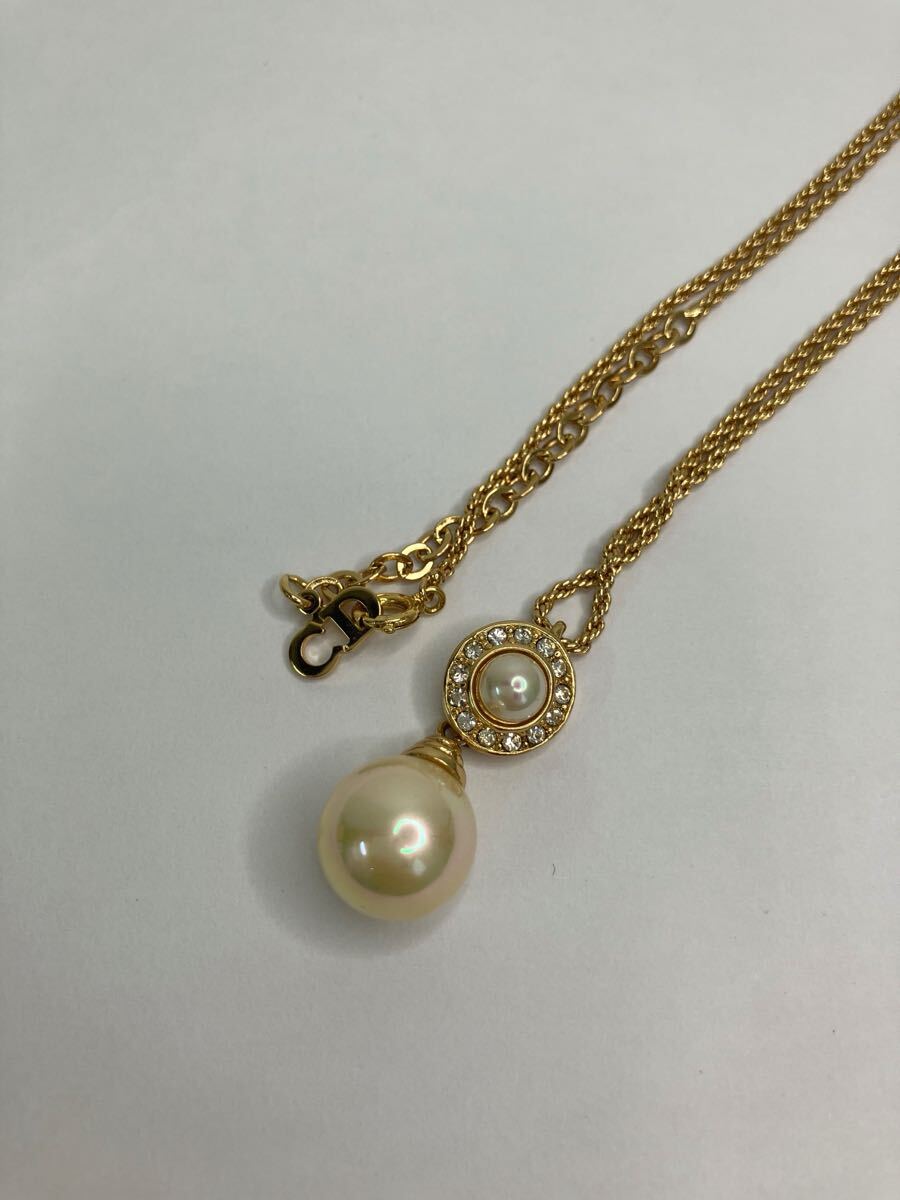 Christian Dior クリスチャン ディオール ネックレス ゴールド Christian Dior クリスチャン ディオール ネックレス ゴールド