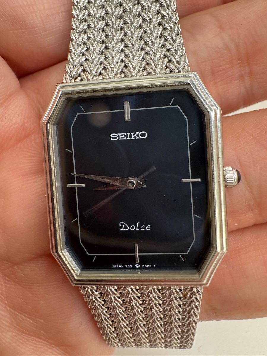 稼働品】SEIKO Dolce ドルチェ 9531-5080 メンズ腕時計 クオーツ 稼働品】SEIKO Dolce ドルチェ 9531-5080 メンズ腕時計 クオーツ