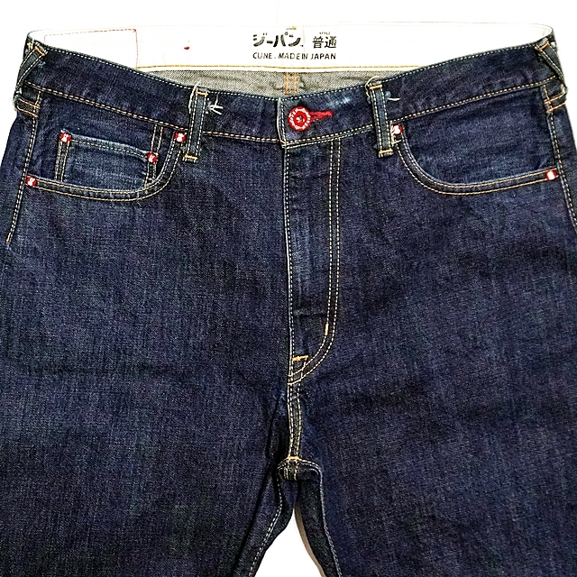 即決 CUNE メンズW36/実寸≒88㎝ ストレートデニム キューン 即決 CUNE メンズW36/実寸≒88㎝ ストレートデニム キューン