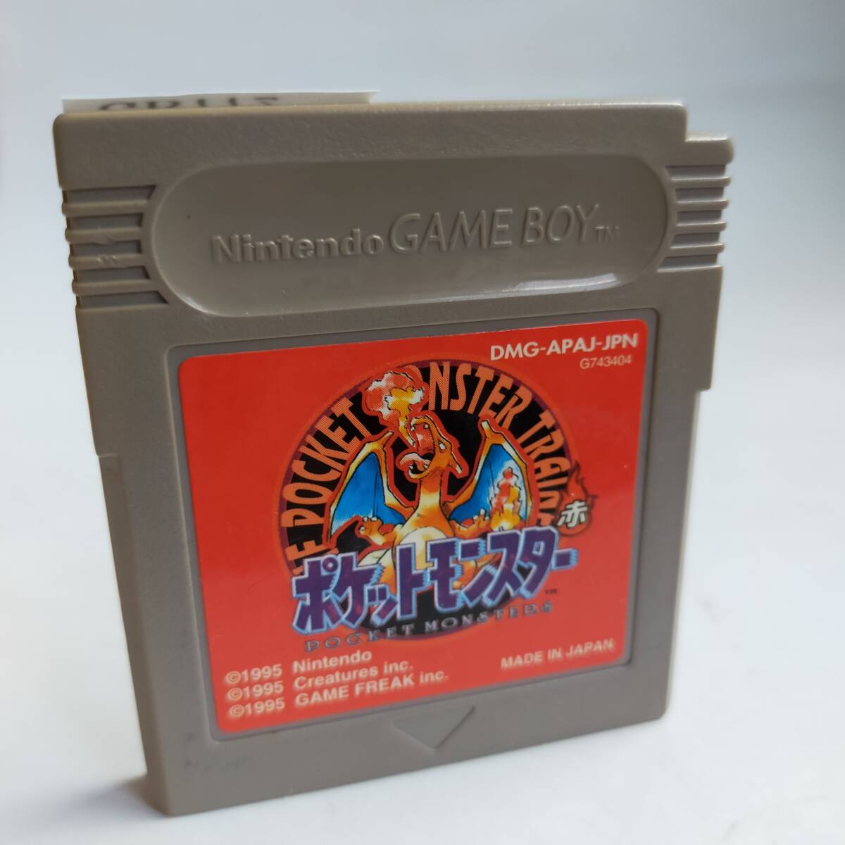 ポケットモンスター 赤 GameBoy ゲームボーイ 動作確認済・端子 ポケットモンスター 赤 GameBoy ゲームボーイ 動作確認済・端子