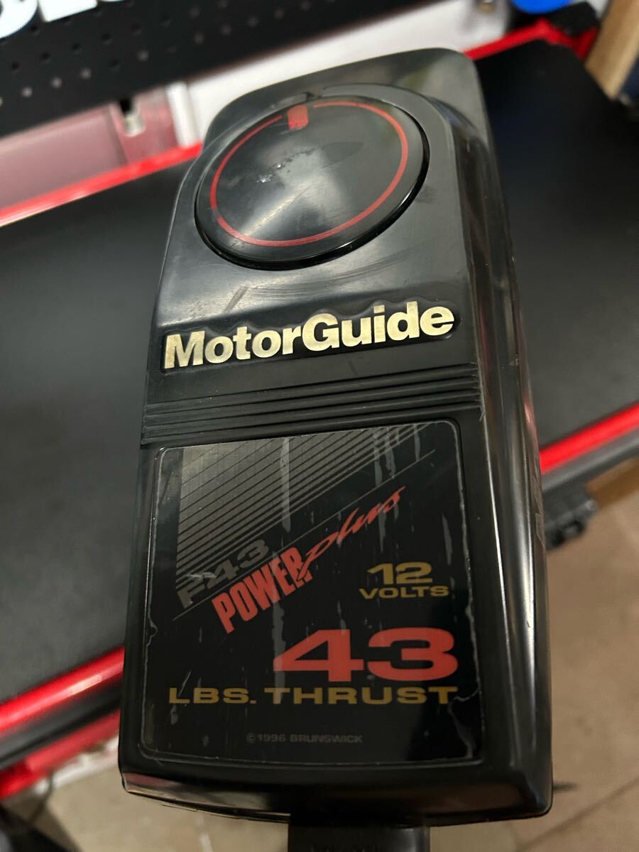 モーターガイド F43 12V 42インチ 43ポンド 5段変速 エレキ レンタルボート フットコン フットエレキ　マウントセット