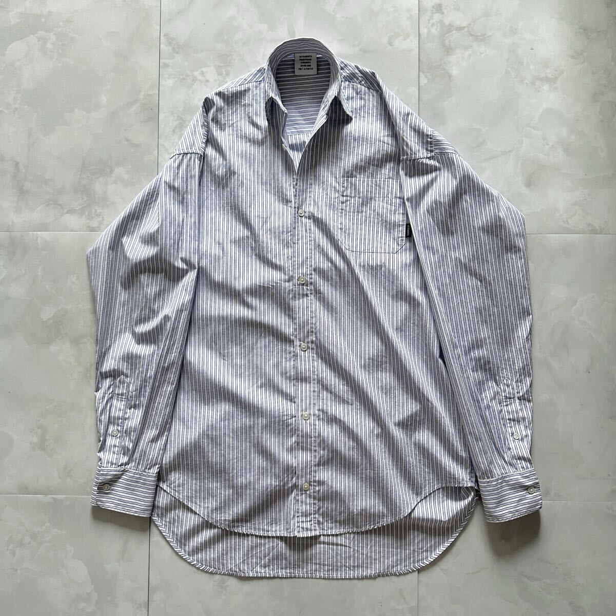 VETEMENTS】Oversized stripe shirt 登坂広臣着用|Yahoo!フリマ VETEMENTS】Oversized stripe shirt 登坂広臣着用|Yahoo!フリマ