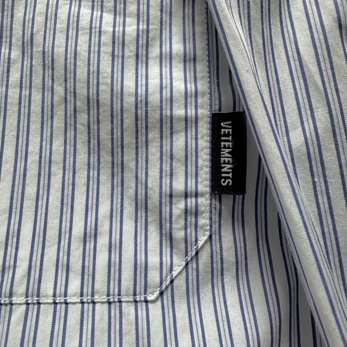 VETEMENTS】Oversized stripe shirt 登坂広臣着用|Yahoo!フリマ VETEMENTS】Oversized stripe shirt 登坂広臣着用|Yahoo!フリマ