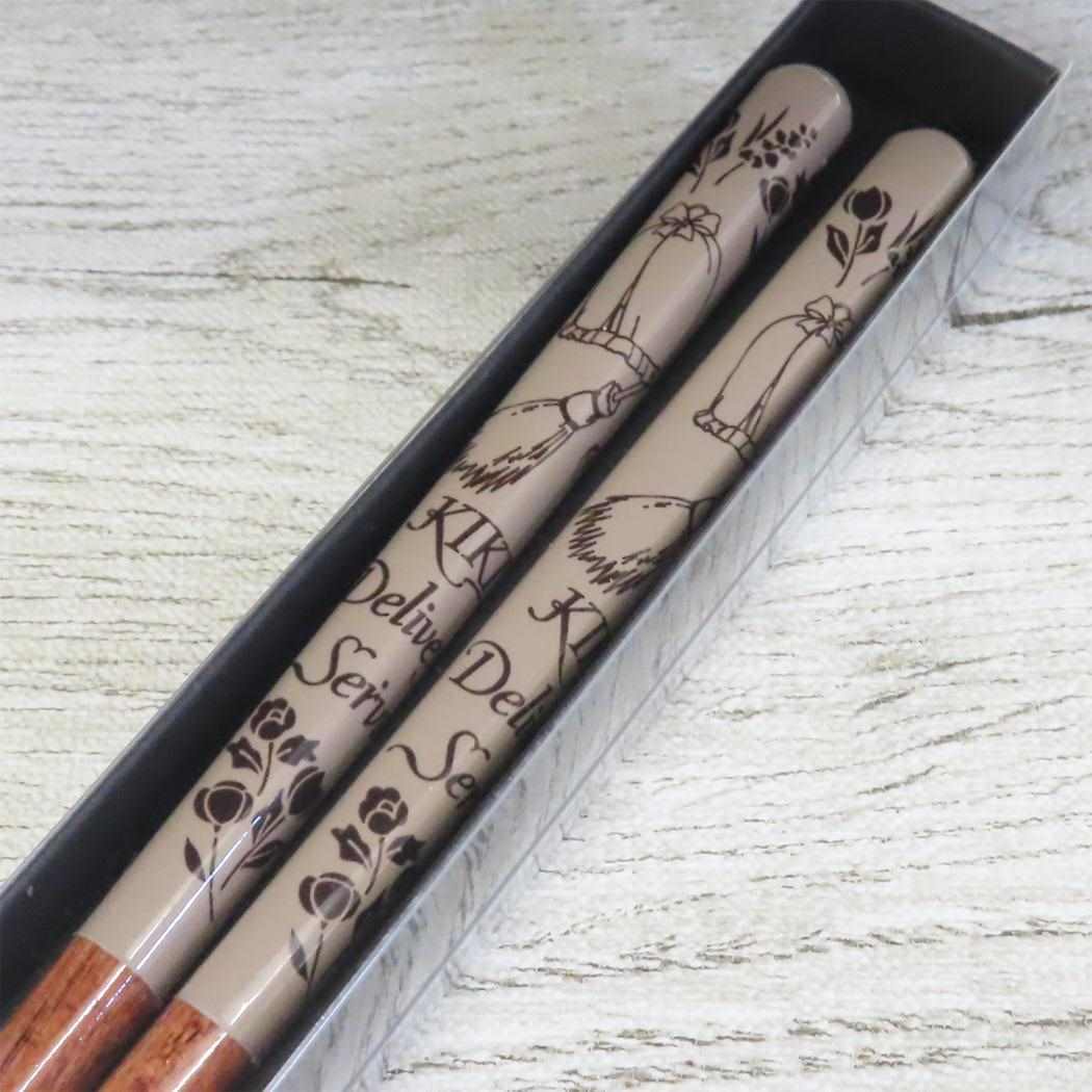 魔女の宅急便 おはし 塗り箸21cm ブラウン スタジオジブリ スケーター テーブルウェア キャラクター グッズ_画像3