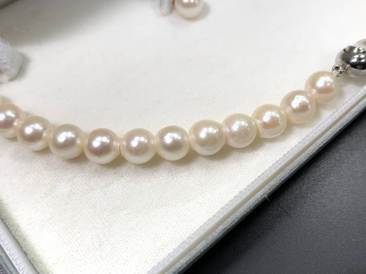 髙島屋 アコヤ 真珠 パール ネックレス 約40.8g 本真珠 8.0-8.5 髙島屋 アコヤ 真珠 パール ネックレス 約40.8g 本真珠 8.0-8.5