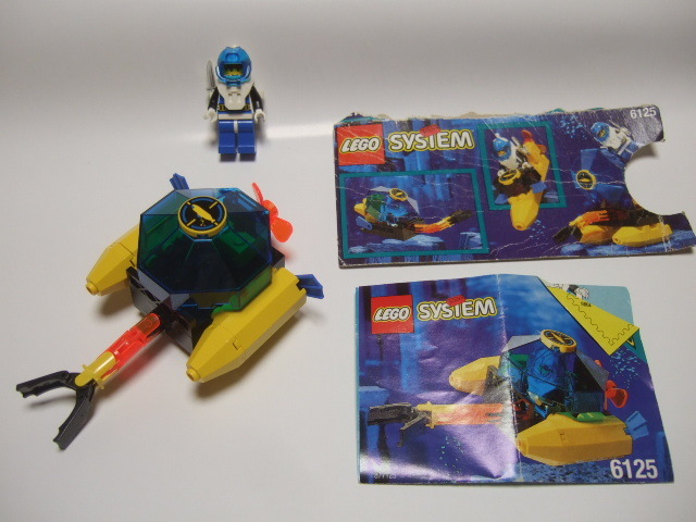 LEGO SYSTEM AQUANAUTS レゴ 6125 アクアミニサブマリン_画像1