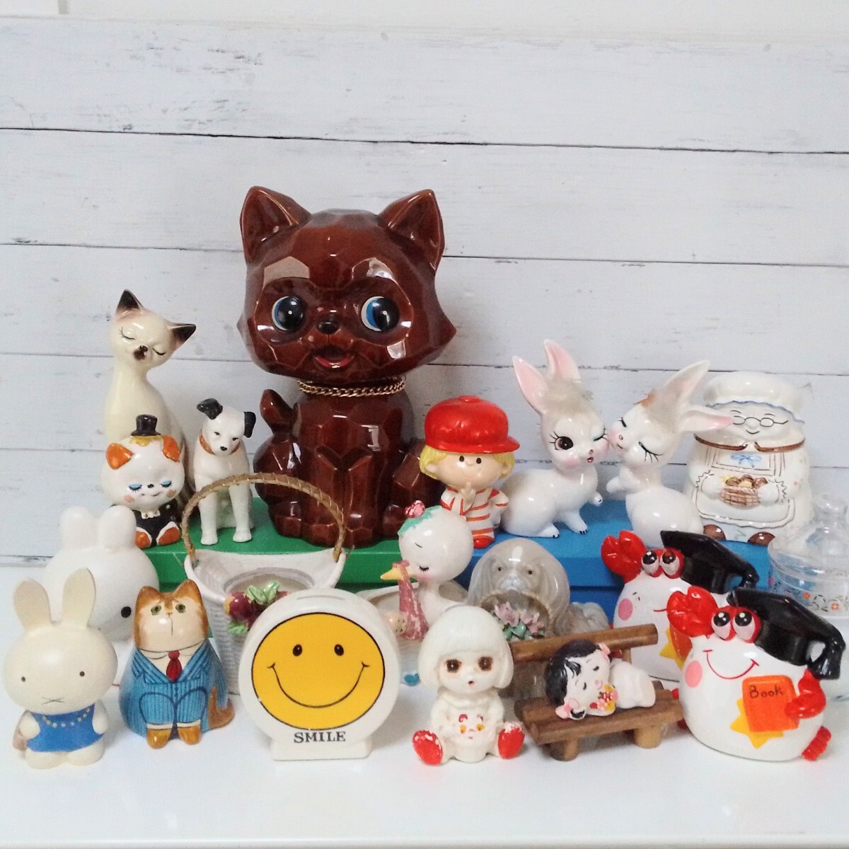 ☆昭和レトロ☆当時物☆陶器☆人形☆貯金箱☆置物☆まとめて ☆昭和レトロ☆当時物☆陶器☆人形☆貯金箱☆置物☆まとめて