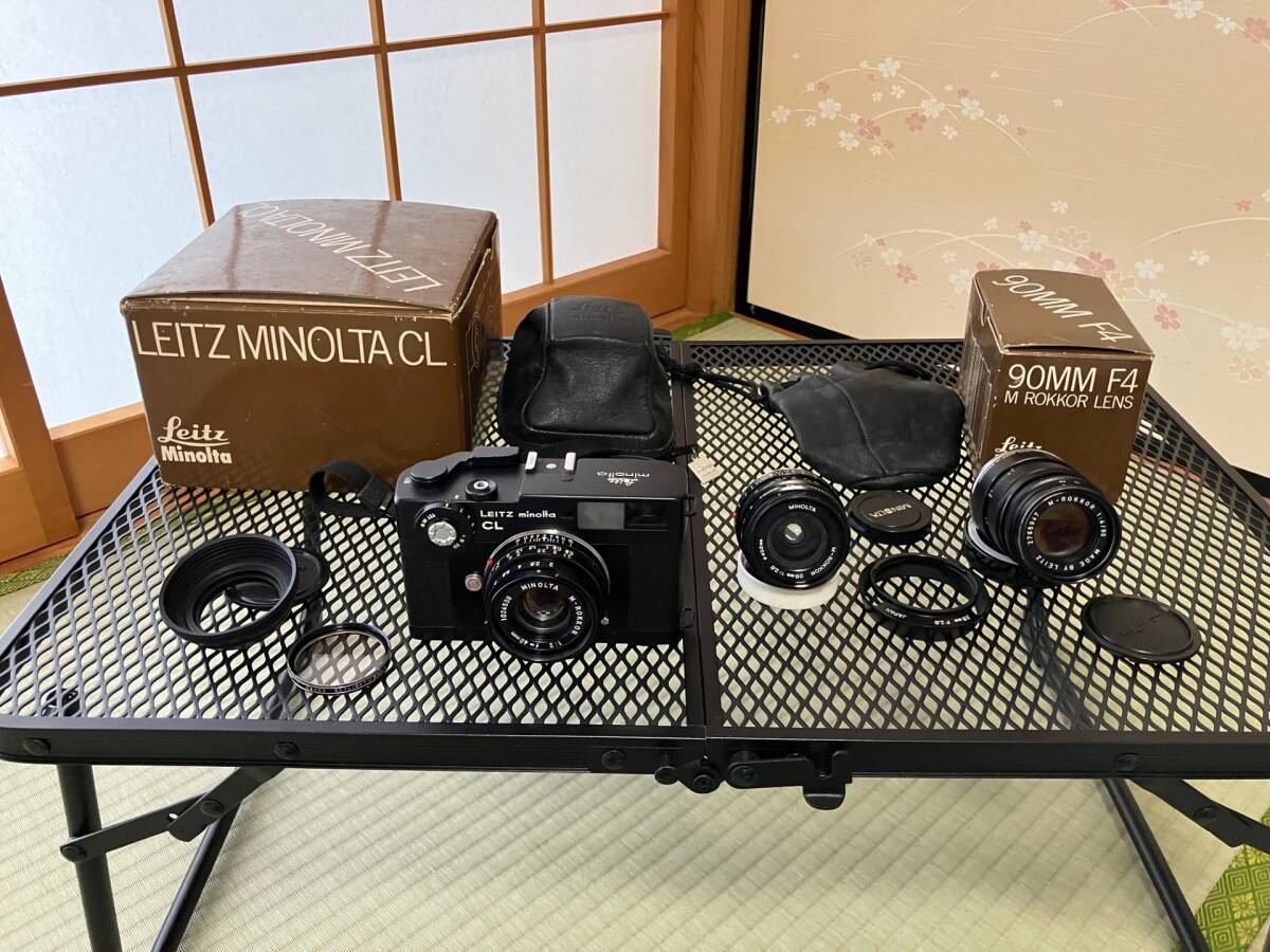 Leitz Minolta CL Mマウント M-ROKKOR 1:2 F=40mm 28mm 1:2.8 1 Leitz Minolta CL Mマウント M-ROKKOR 1:2 F=40mm 28mm 1:2.8 1