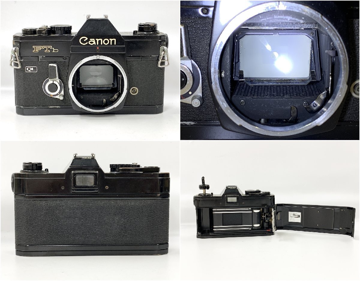 Canon キャノン FTb QL 2台 FD50mm 1:1.8 FD28mm 1:3.5 S.C. Canon キャノン FTb QL 2台 FD50mm 1:1.8 FD28mm 1:3.5 S.C.