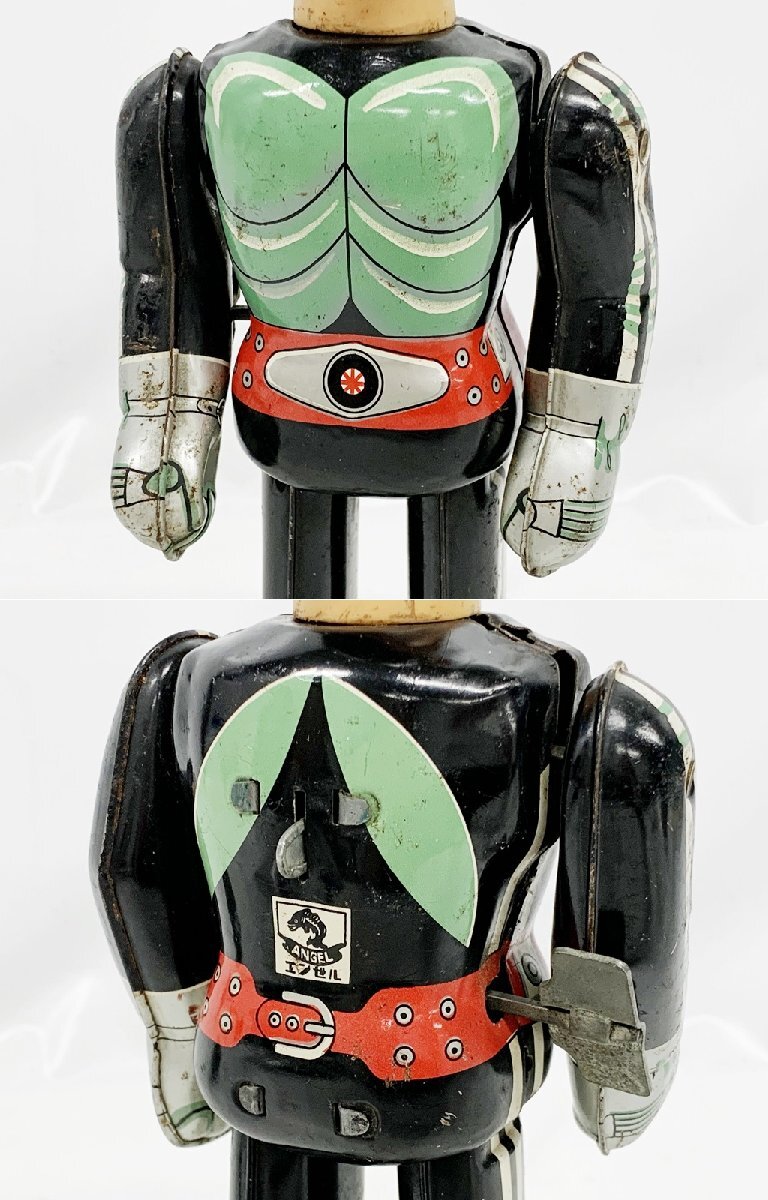 仮面ライダー エンゼル 二足歩行 ゼンマイ式 ブリキ 石森プロ 仮面ライダー エンゼル 二足歩行 ゼンマイ式 ブリキ 石森プロ