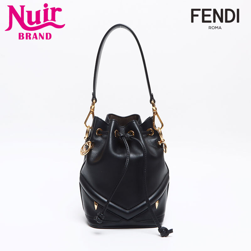 フェンディ FENDI ショルダーバッグ モントレゾール ミニ レザー ブラック