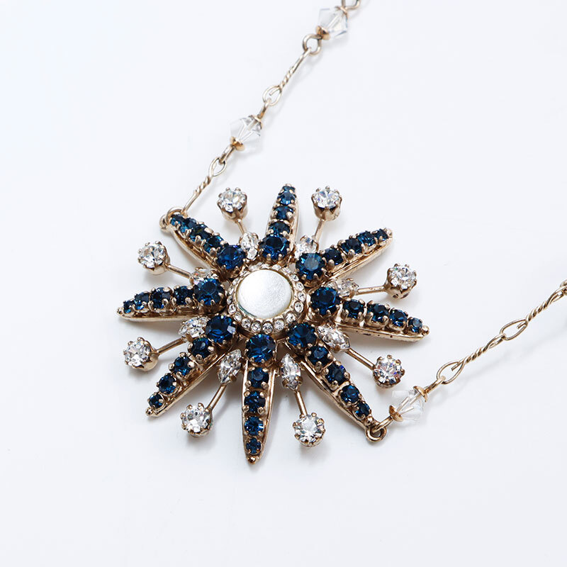 Chanel CHANEL колье 10C стразы Star длинный 2010 год Gold