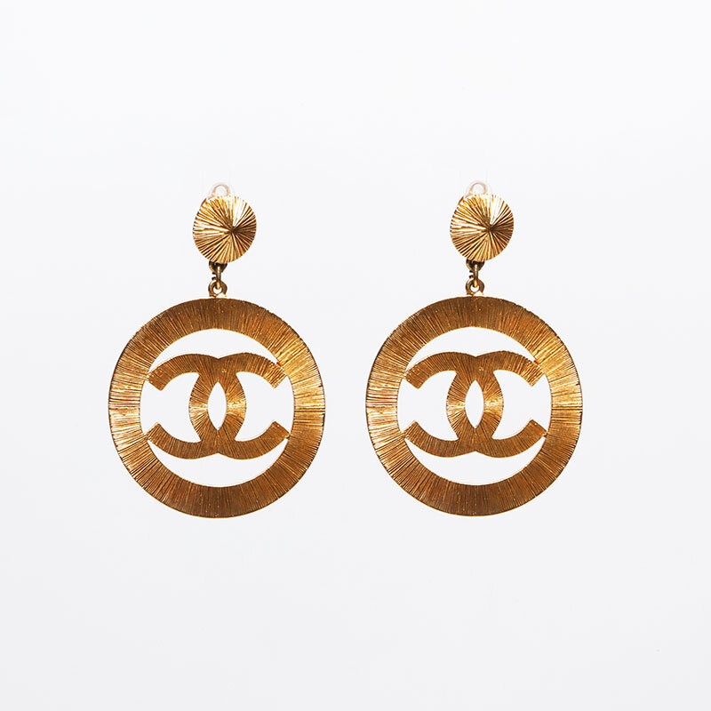 シャネル CHANEL イヤリング デカココマーク 93A 1993 ゴールド