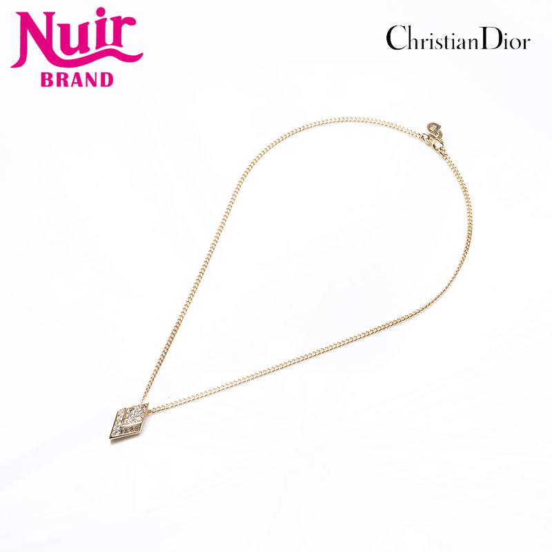  Christian Dior Christian Dior колье CD Logo Gold 