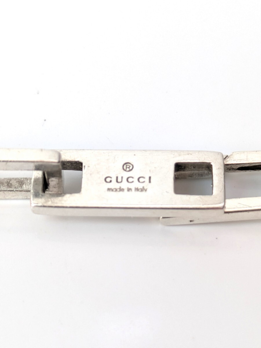 希少】GUCCI グッチ オールドグッチ スクエアリンク チェーン 希少】GUCCI グッチ オールドグッチ スクエアリンク チェーン