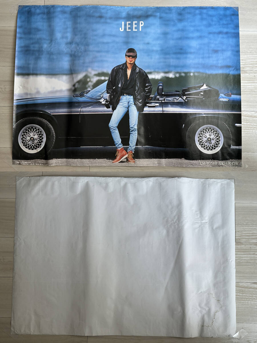 長渕剛ポスター11枚セット／JEEP、LIVE'8、オルゴール、昭和、JAPAN、LIVE’92JAPAN、RUN、家族、LICENSE、Captain of the Ship
