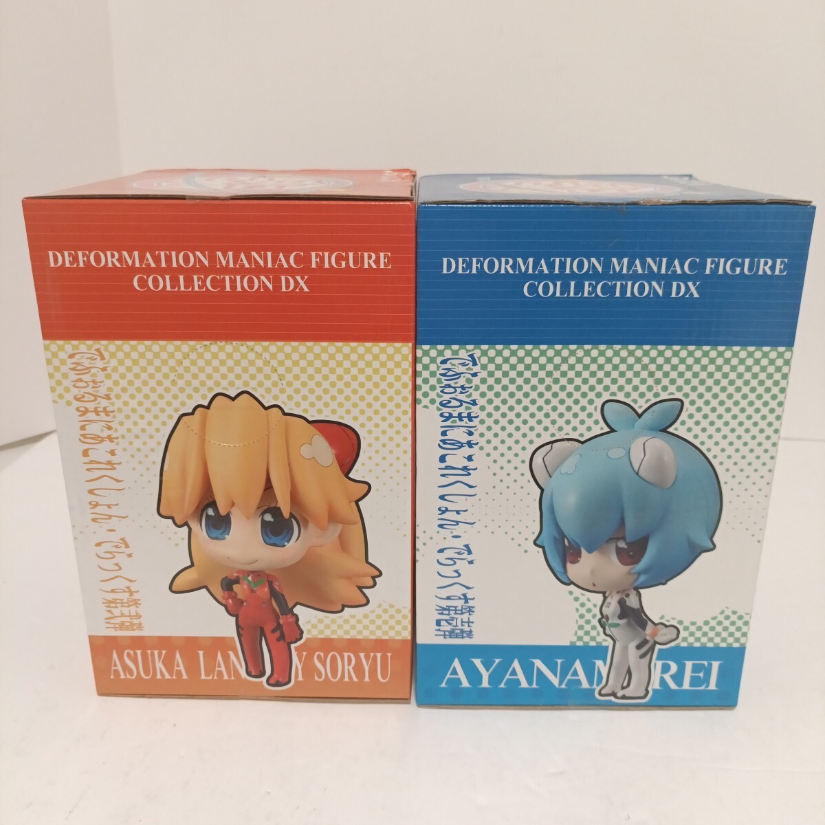 【非売品】フィギュア　綾波レイ　惣流?アスカ?ラングレ フィギュア でふぉるまにあこれくしょん