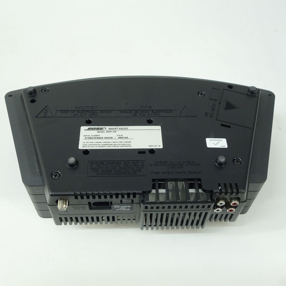 100 BOSE ボーズ WAVE RADIO ウェーブラジオ AWR1-0W ※現状品 100 BOSE ボーズ WAVE RADIO ウェーブラジオ AWR1-0W ※現状品