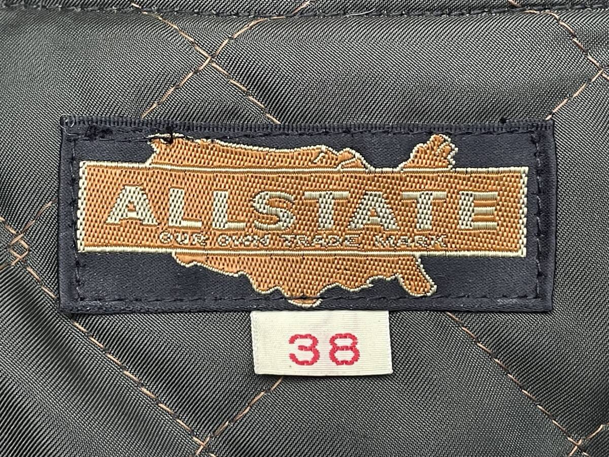 未使用品 38 東洋エンタープライズ ALLSTATE AS80036 ダブルライダースジャケット Dポケット 実名復刻 BUCO J-82 タイプ ツートン