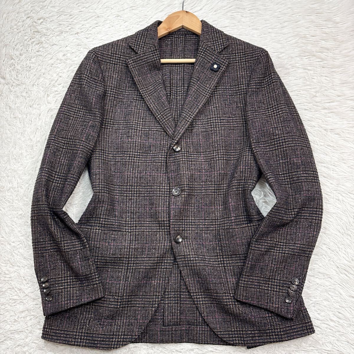 極美品Lサイズ!!!】現行 LARDINI ラルディーニ テーラード 極美品Lサイズ!!!】現行 LARDINI ラルディーニ テーラード