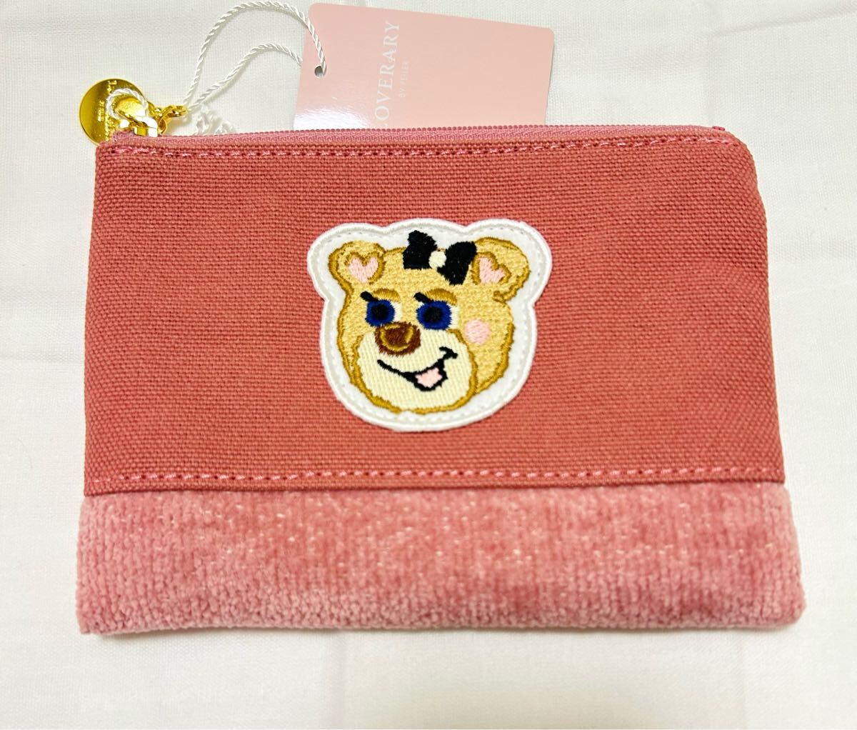 フェイラー FEILER オールドテディガール ワッペンポーチ ピンク フェイラー FEILER オールドテディガール ワッペンポーチ ピンク