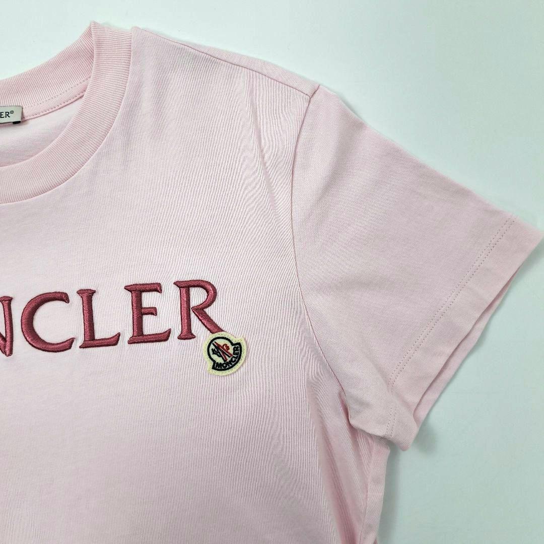 極美品 MONCLER モンクレール 春夏 Tシャツ トップス ロゴ 刺 極美品 MONCLER モンクレール 春夏 Tシャツ トップス ロゴ 刺