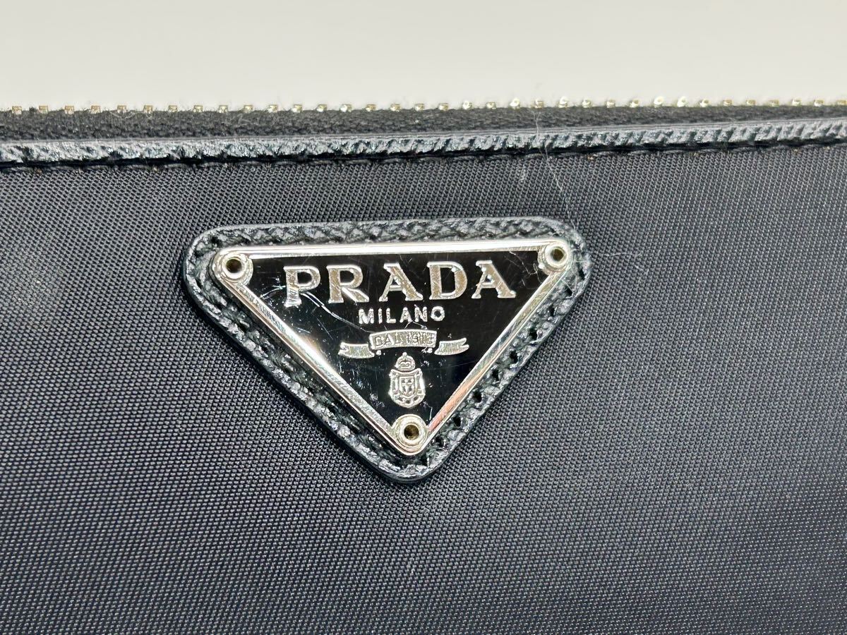 1円スタート PRADA プラダ 長財布 ラウンドファスナー ブラック 1円スタート PRADA プラダ 長財布 ラウンドファスナー ブラック