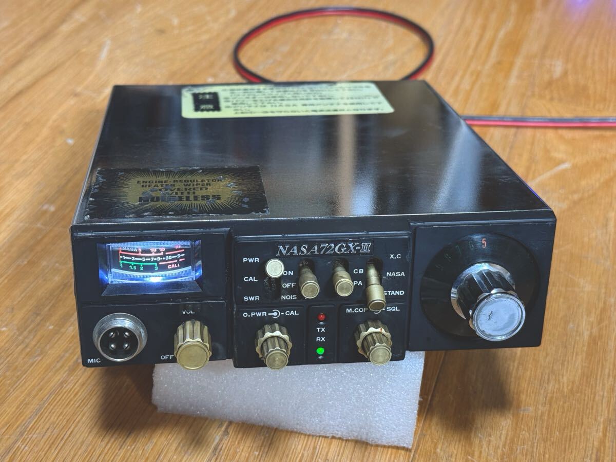 NASA72GX-Ⅱ 本物銀NASA! 高音オーフナ912変調 動作品 28Mhz CB NASA72GX-Ⅱ 本物銀NASA! 高音オーフナ912変調 動作品 28Mhz CB