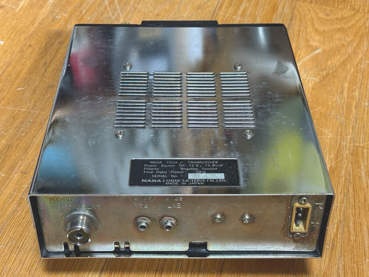 NASA72GX-Ⅱ 本物銀NASA! 高音オーフナ912変調 動作品 28Mhz CB NASA72GX-Ⅱ 本物銀NASA! 高音オーフナ912変調 動作品 28Mhz CB