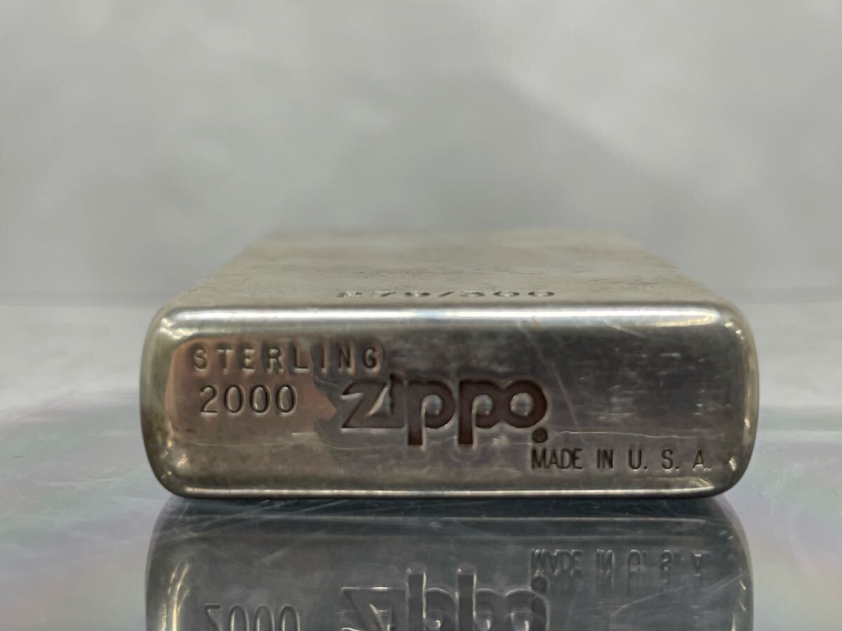 ZIPPO Zippo オイルライター STERLING SILVER 純銀モデル 2000